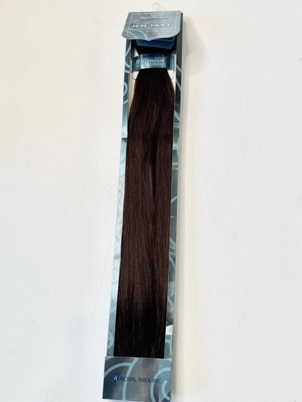 Hollywood 100% Premium Human Hair Pro Yaky 18” Long | Hair color #4 Brown | Bulk